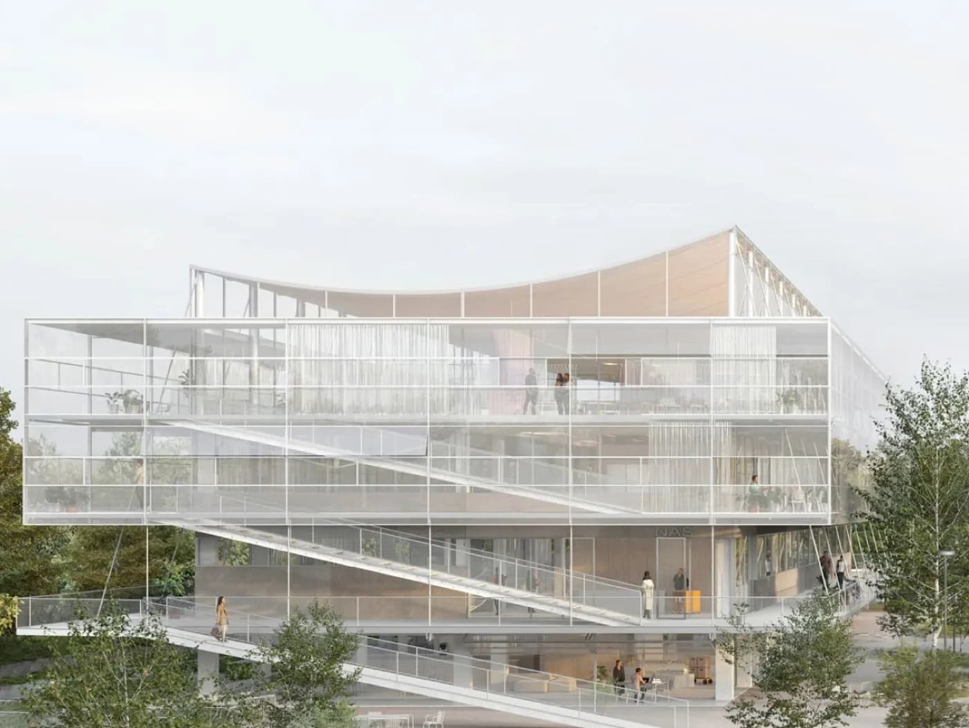 Neubau Architekturschule Siegen, Visualisierung