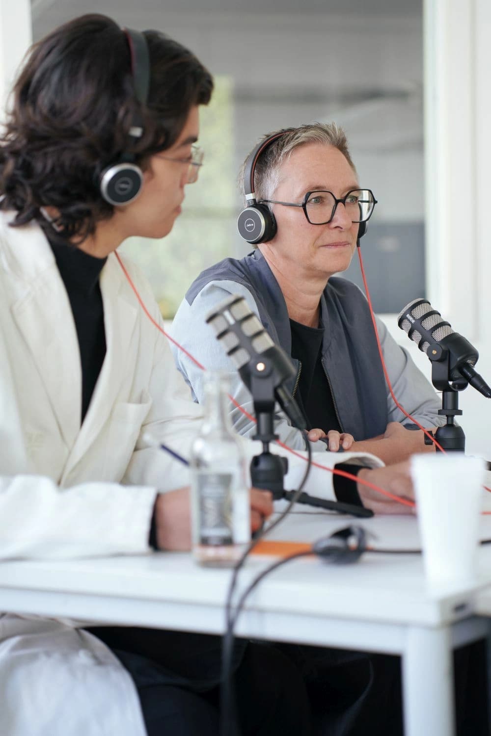 Podcast-Gespräch